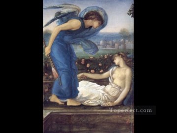 Cupido encontrando a Psique Prerrafaelita Sir Edward Burne Jones Pinturas al óleo